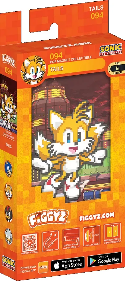 SONIC THE HEDGEHOG (MODERN) FIGGYZ MAGNET COLLECTIBLE TAILS 11 CM